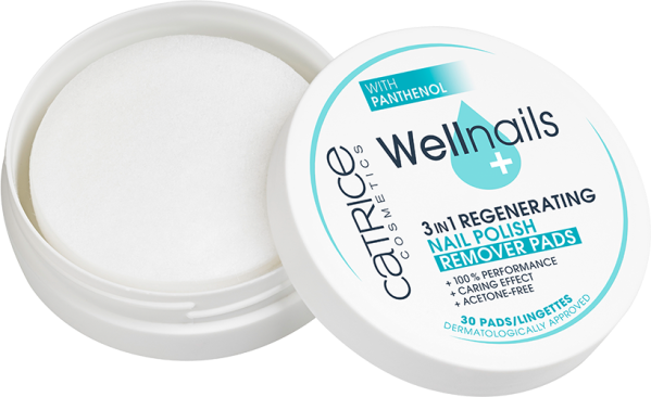Catrice - New - 2016 - Wellnails 3in1 Nail Polish Remover Pads
